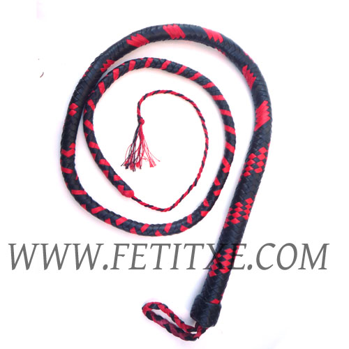 BULLWHIP LARGO DE CUERO SNAKE BICOLOR 8903